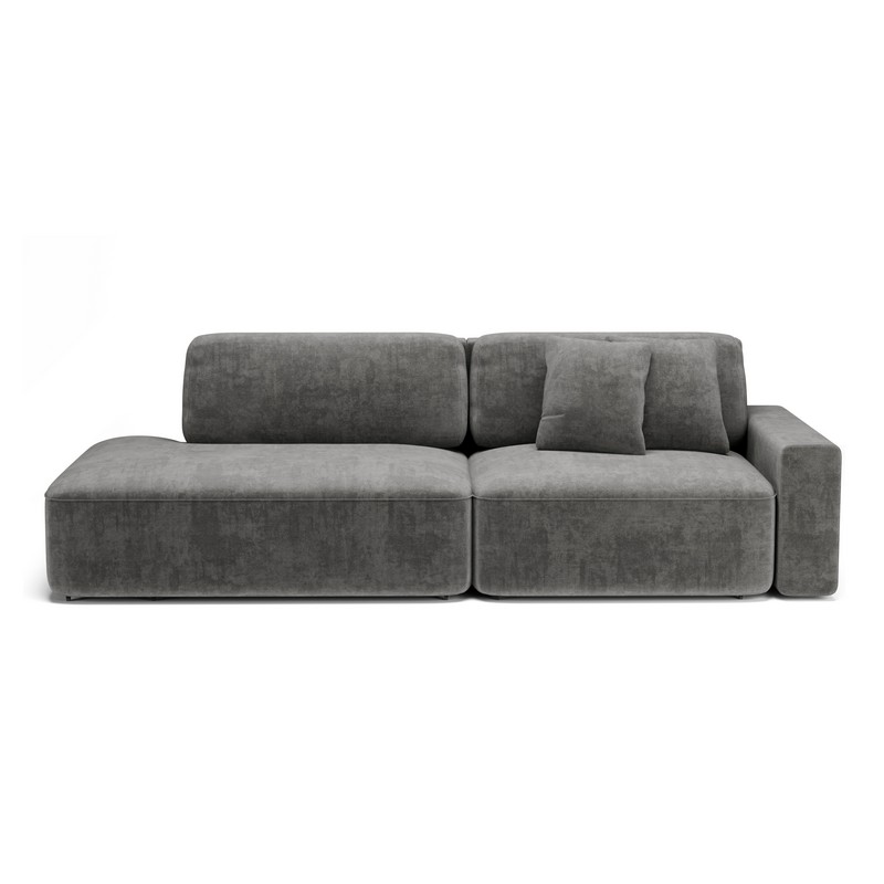 Комо двухмодульный прямой удлиненный sharli 13 Silver
